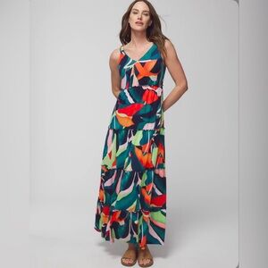 Soma Colorful Abstract Maxi Dress